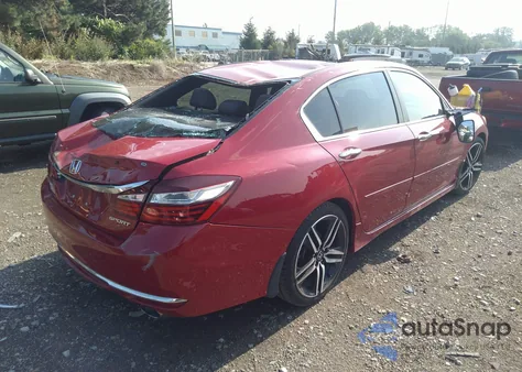 2016 Honda Accord Sport из США, поврежденный, VIN 1HGCR2F5XGA148521